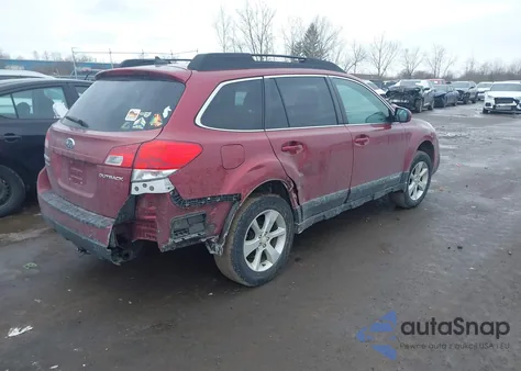 2014 Subaru Outback 2.5I Premium z USA, uszkodzony, nr VIN 4S4BRCCC7E3235938